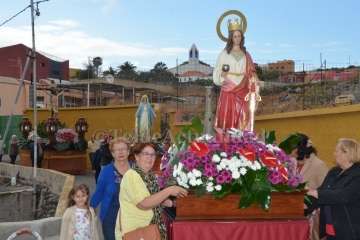 Misa y procesión religiosa en Caserones Bajos y Cendro (Foto TA)